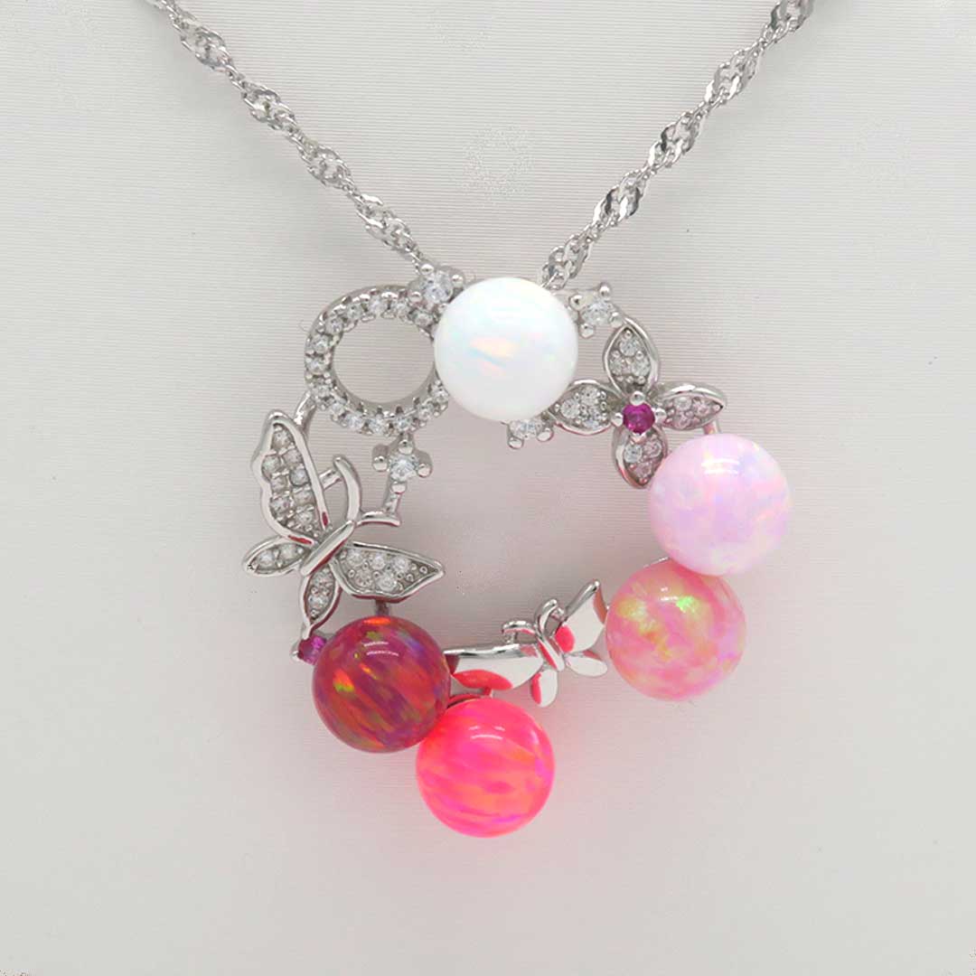 Blütenflug Halskette (ohne Perlen + 1 Perle geschenkt)