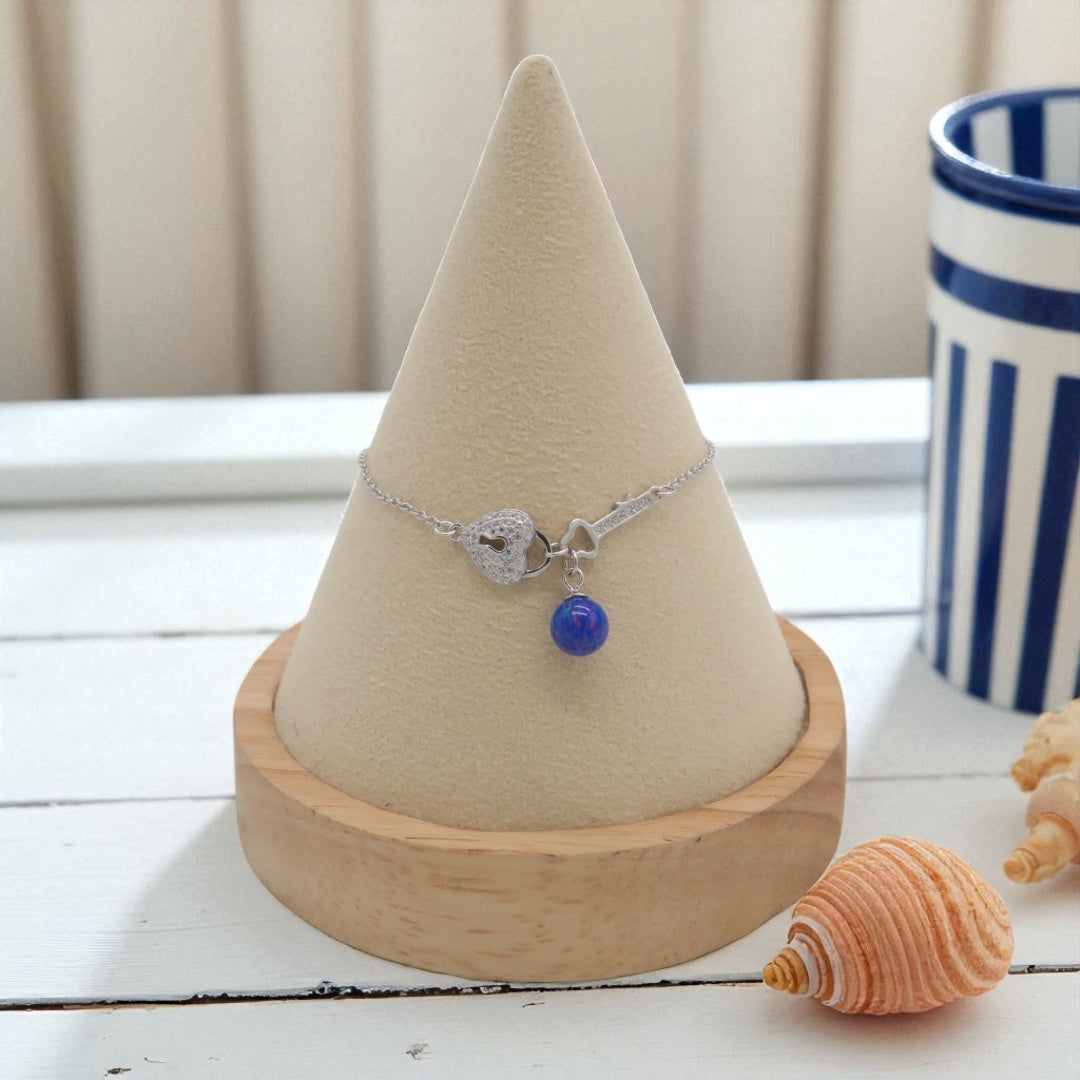 Key to My Heart Armband (ohne Perle)