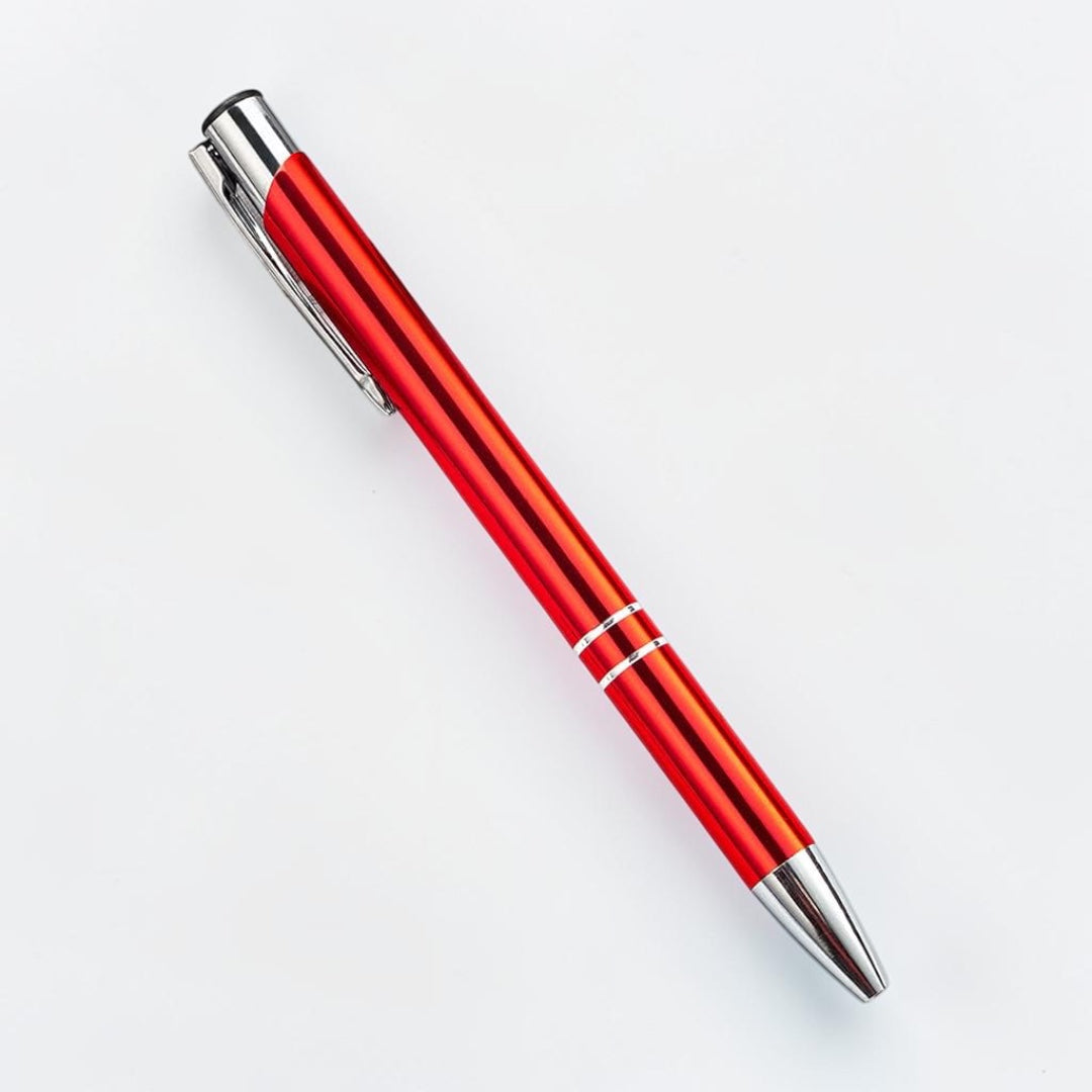 Personalisierter Kugelschreiber Rot – elegant & mit Gravur nach Wunsch