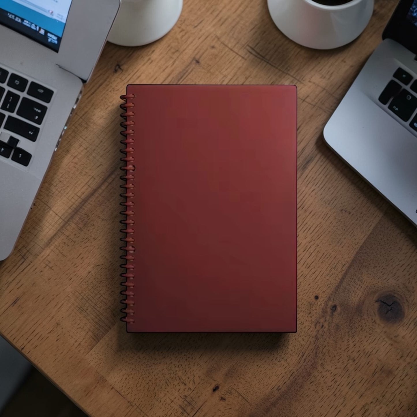 Folienzauber Notizbuch rot