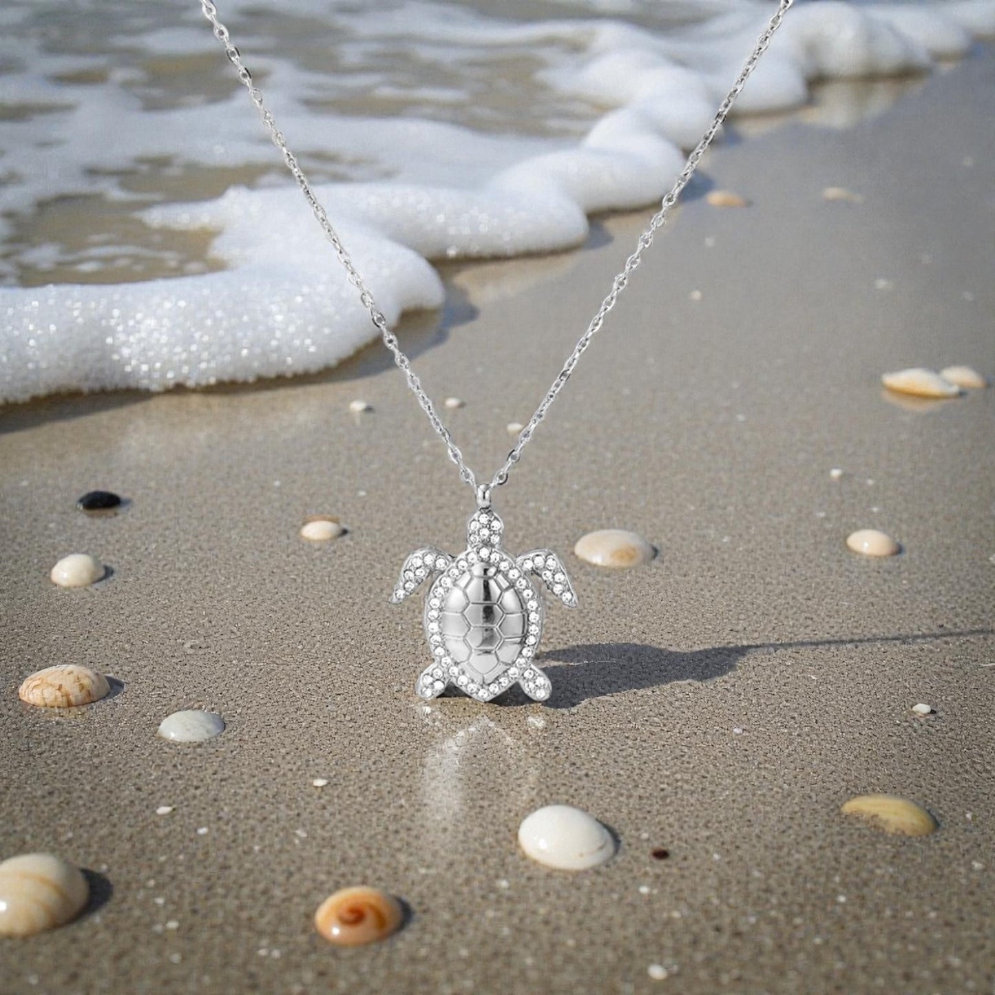 Ocean Sparkle Kette (Silber)