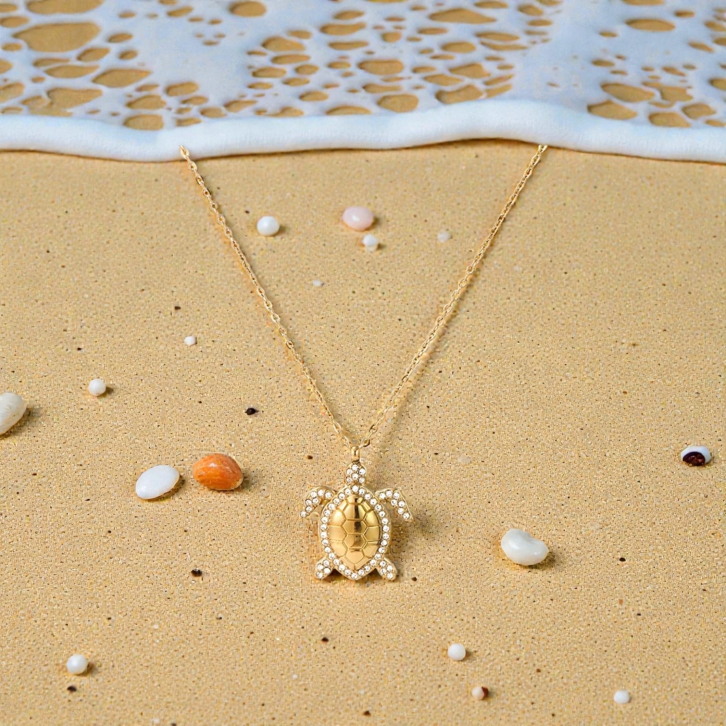 Ocean Sparkle Kette (Gold)