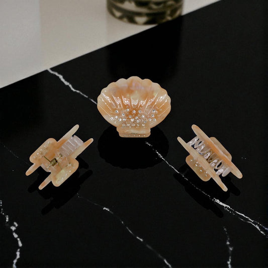 Haarklammer Mini "Peach"