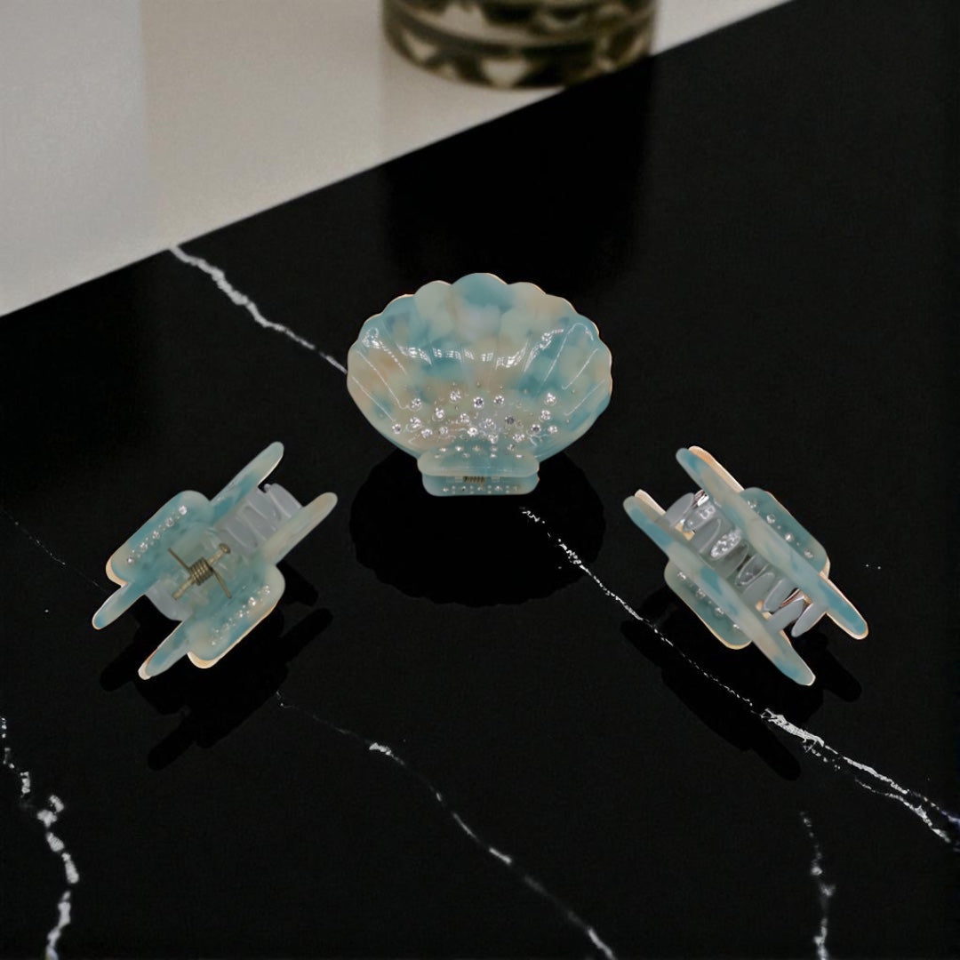 Haarklammer Mini "Sky"