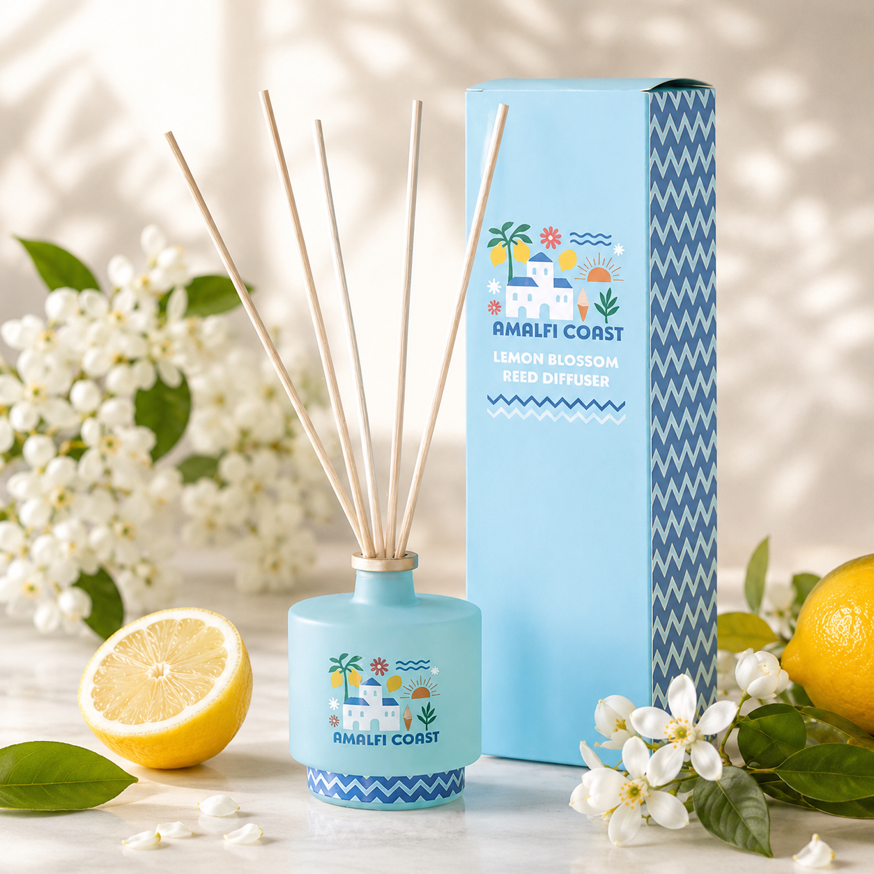 Amalfi Coast – Lemon Blossom Reed Diffuser (100 ml)