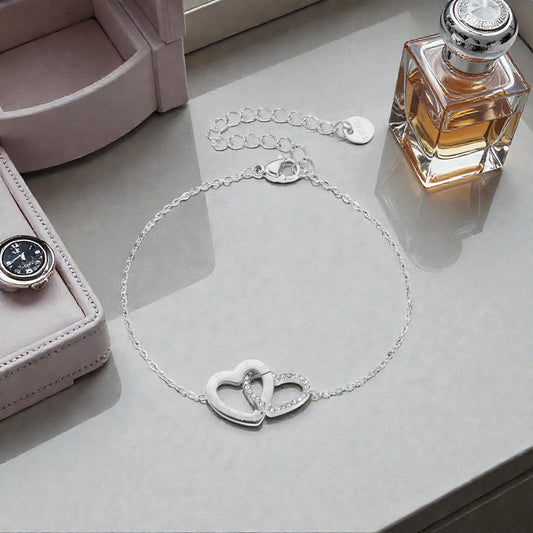 Heart Sparkle Armband (Silber)