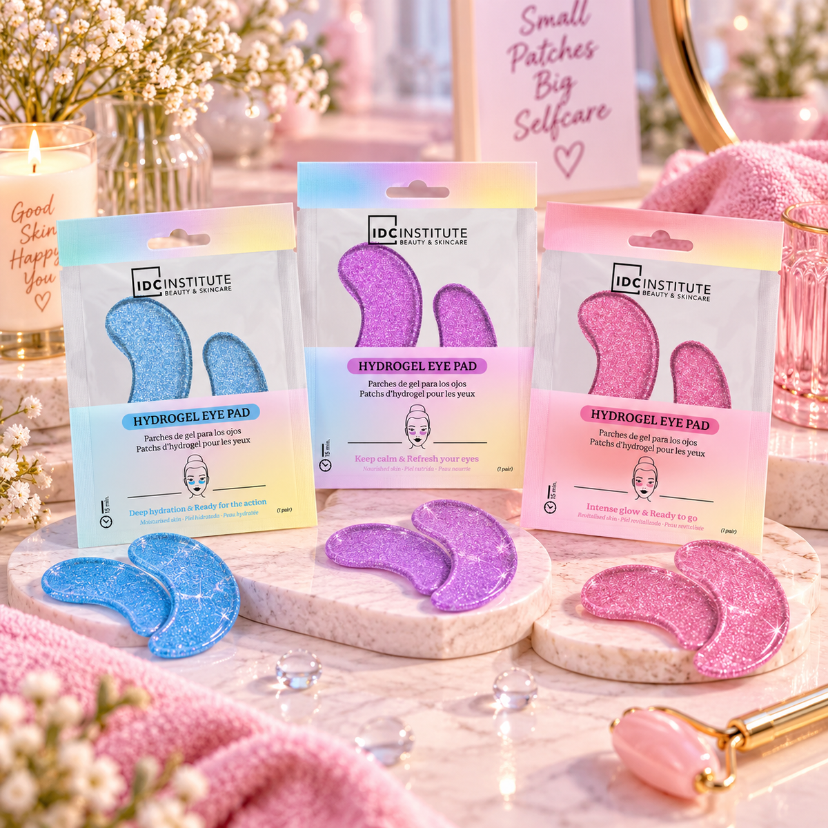 Augenpads - Glitzer für müde Äuglein