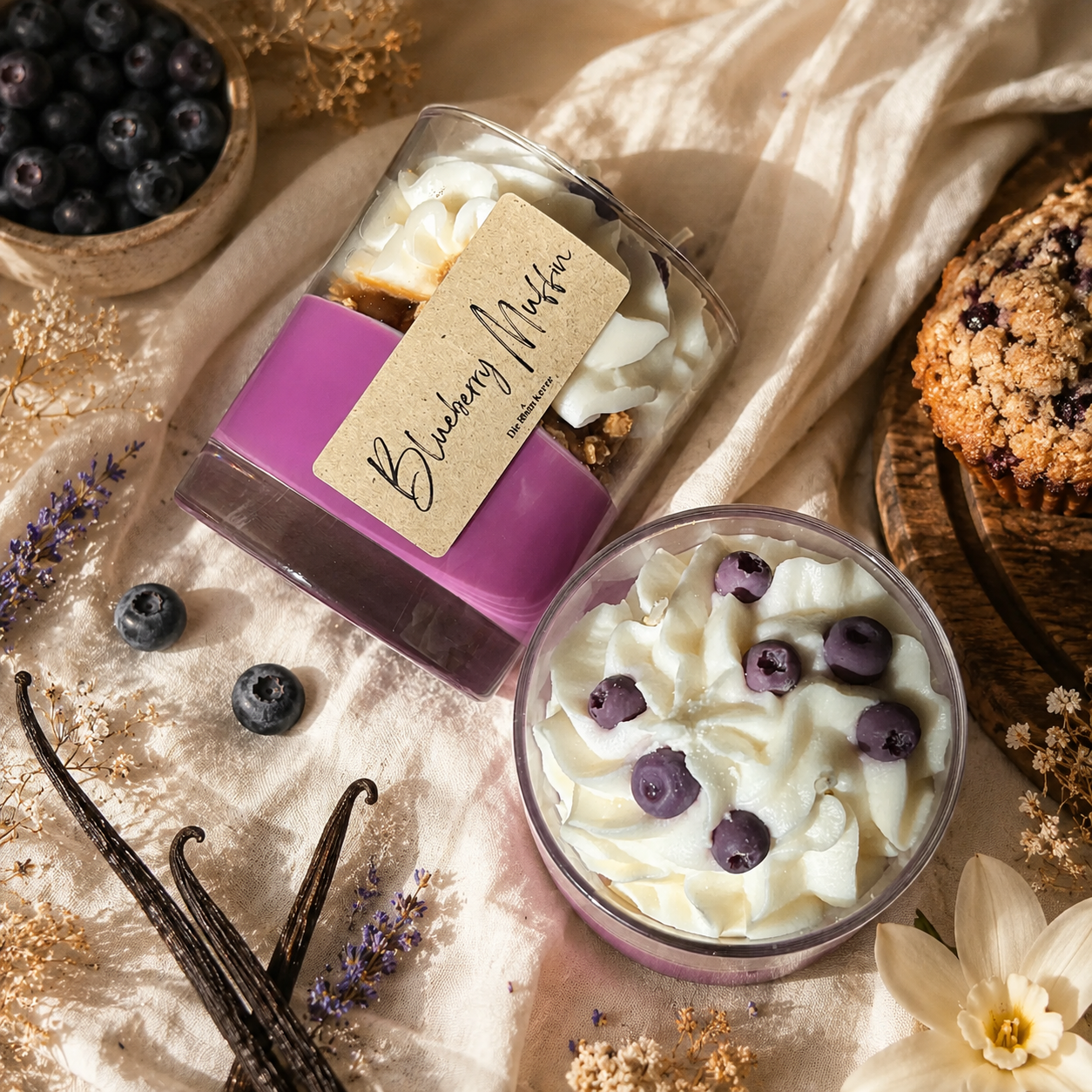 Duftkerze „Blueberry Muffin“