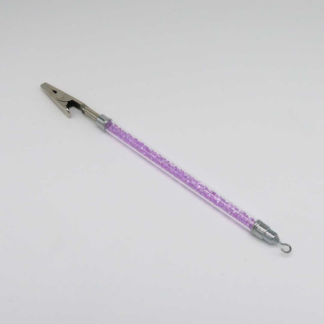 Armband-Helfer mit Glitzergriff – stylisch & super praktisch! (lila)