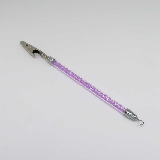 Armband-Helfer mit Glitzergriff – stylisch & super praktisch! (lila)