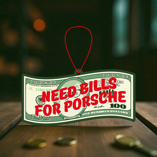 Autoduft „Need Bills for Porsche“ – New Car