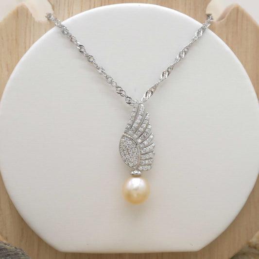 Divine Feather Halskette (ohne Perle)