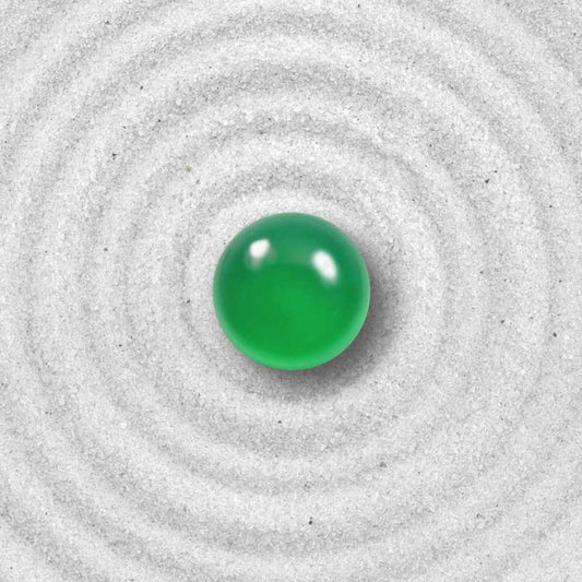 Natursteinperle - Grüner Onyx