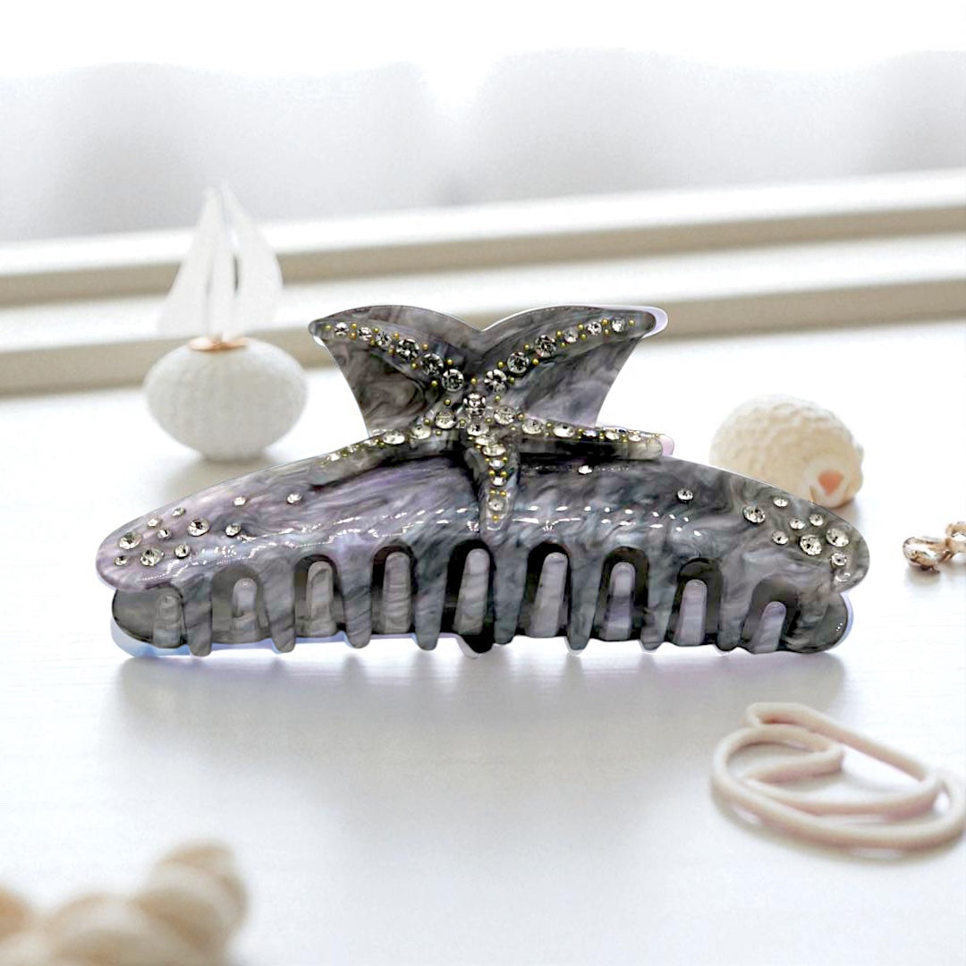 Haarklammer Midnight – maritimer Glanz für dein Haar