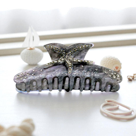 Haarklammer Midnight – maritimer Glanz für dein Haar