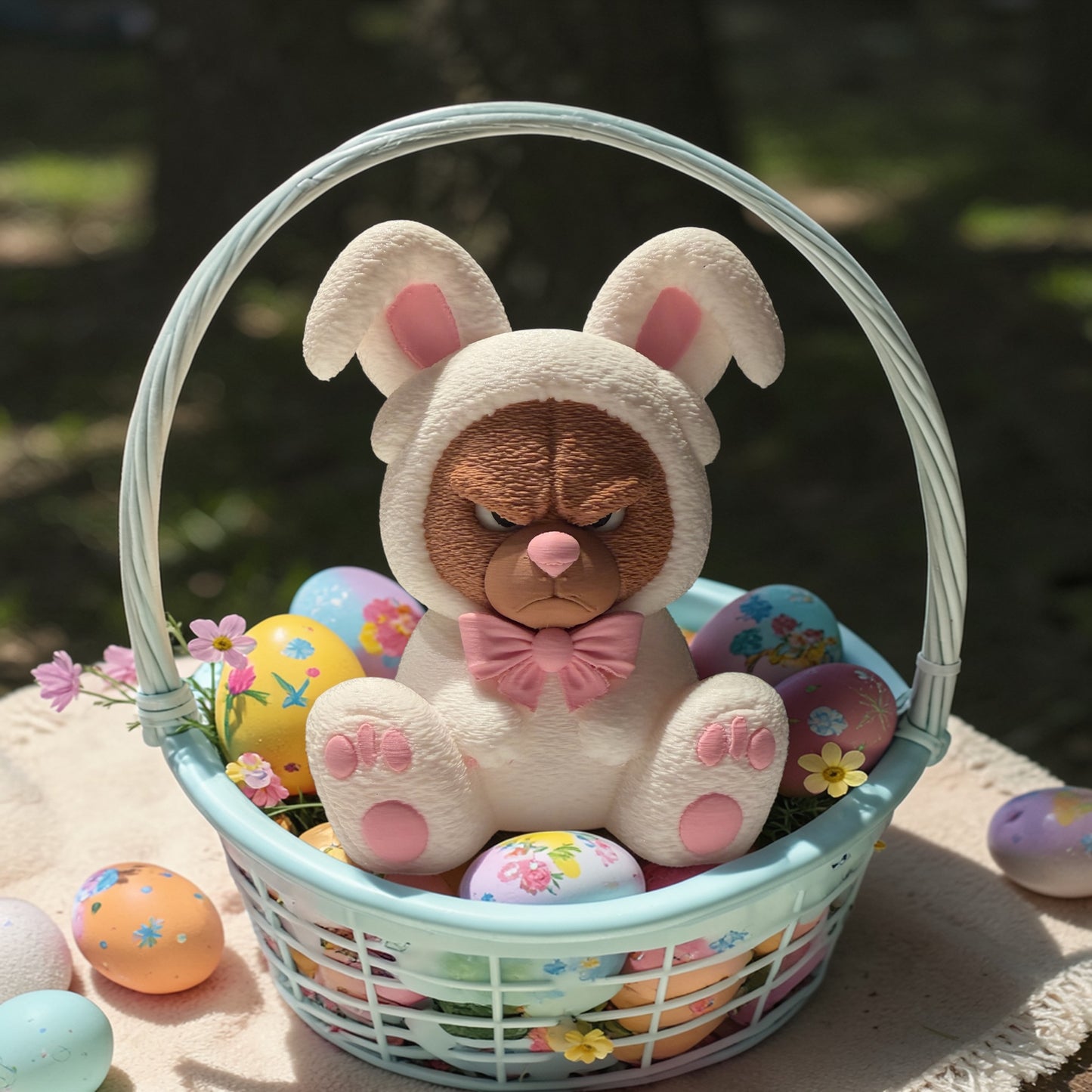 Grummeliger Osterhase – der wohl süßeste Miesepeter im Osternest!