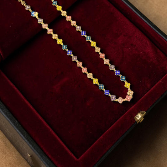 Rainbow Bloom Kette – Farbenfroher Schmuck voller Gute-Laune-Vibes