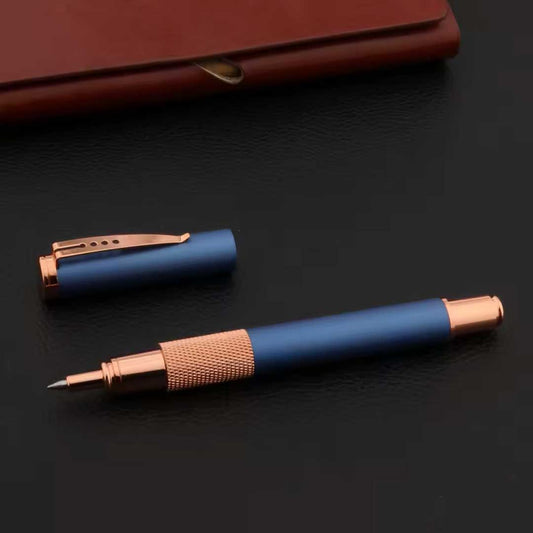 Kugelschreiber „Finesse“ blau –  gravierbar