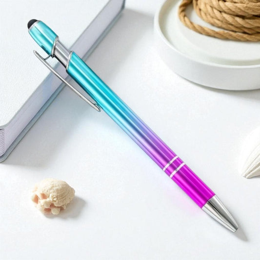 Kugelschreiber Chrome Türkis-Pink (inkl. Gravur)