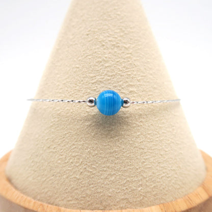 Perlenarmband silber (ohne Perle)