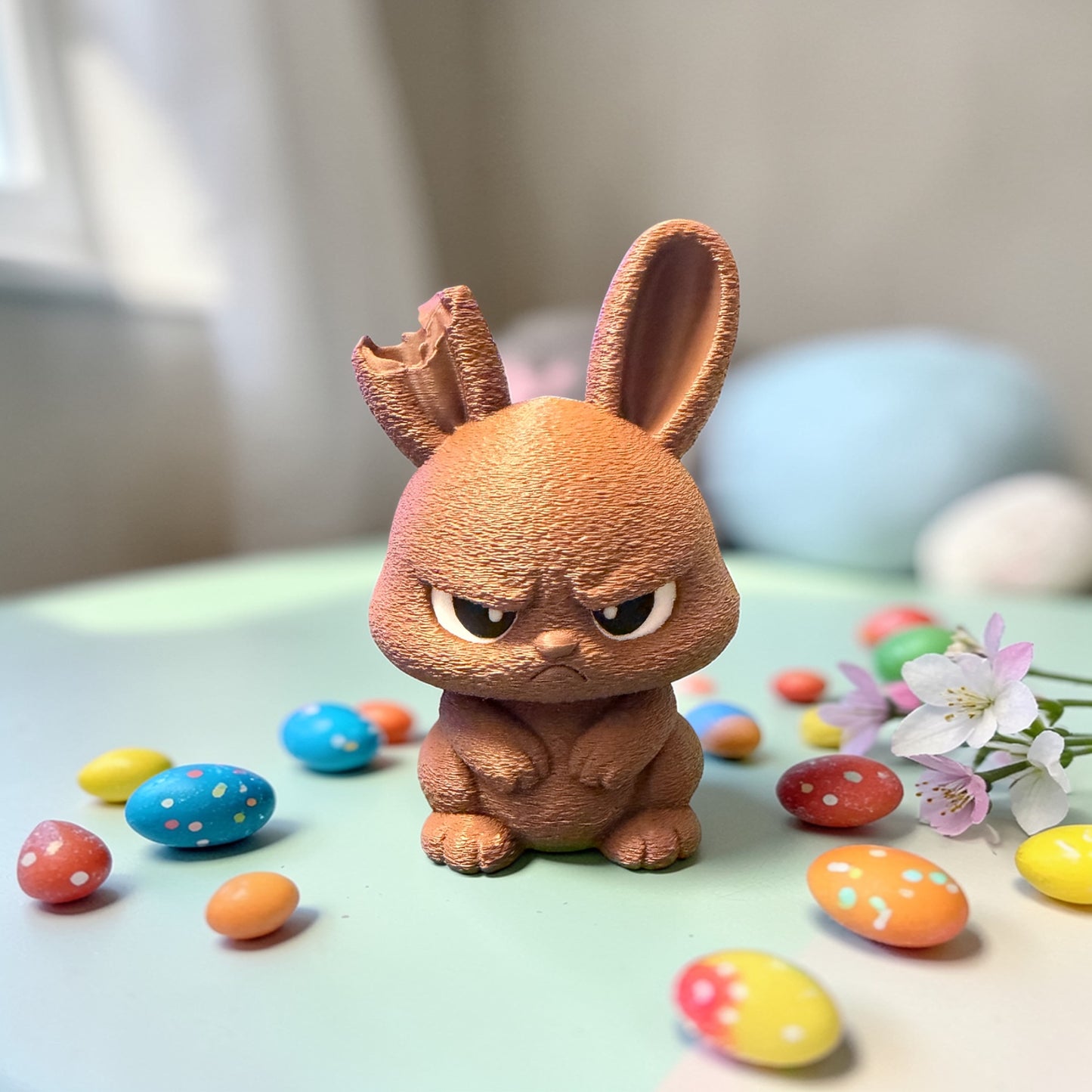 Der empörte Schokohase – beleidigt, angebissen & absolut entzückend