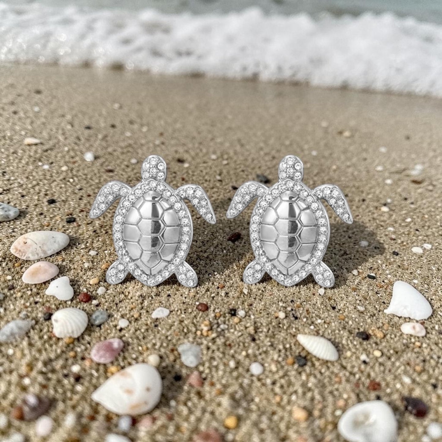 Ocean Sparkle Ohrringe (Silber)