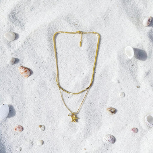 Doppelkette Ocean Love (Gold)