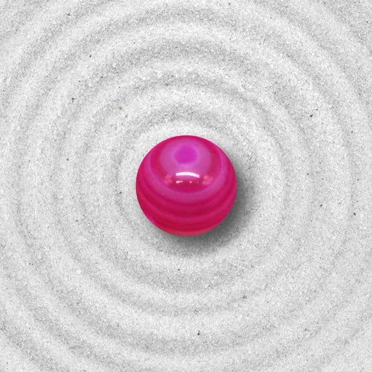 Natursteinperle - Pinker Achat