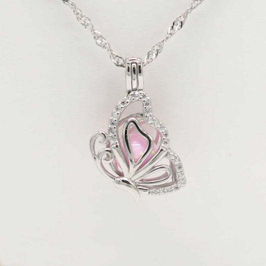 Butterfly Cage Halskette (ohne Perle)