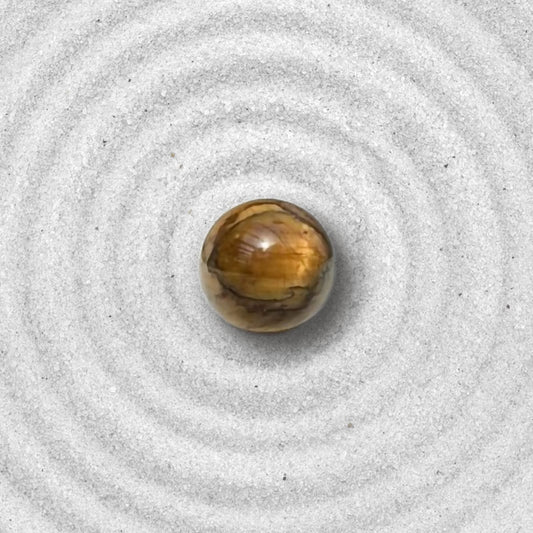 Natursteinperle - Tigerauge
