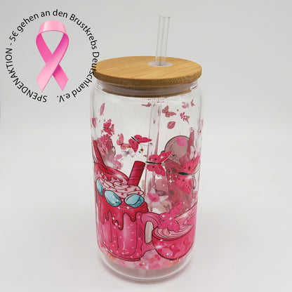 Charity-Trinkglas 450 ml – Gemeinsam stark gegen Brustkrebs