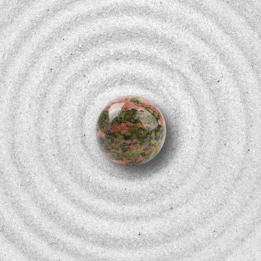 Natursteinperle - Unakit