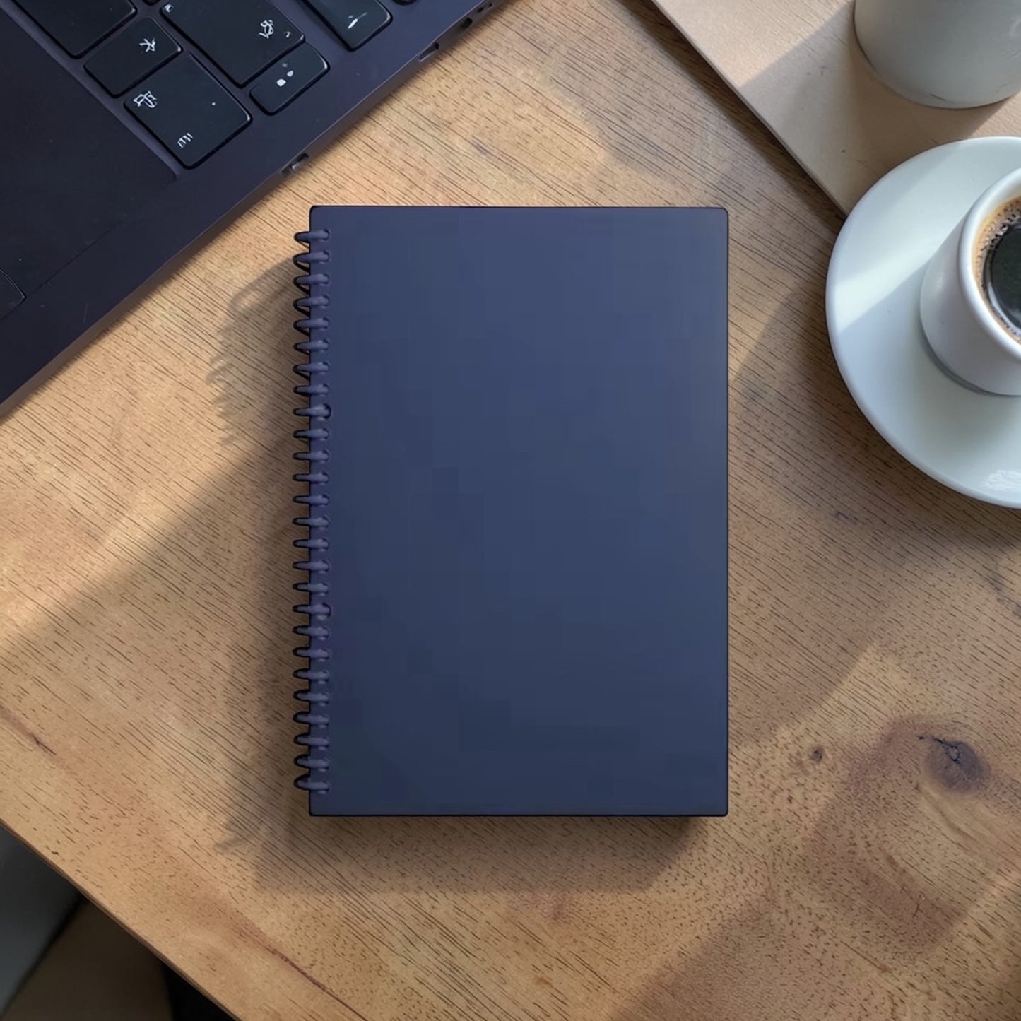 Folienzauber Notizbuch dunkelblau