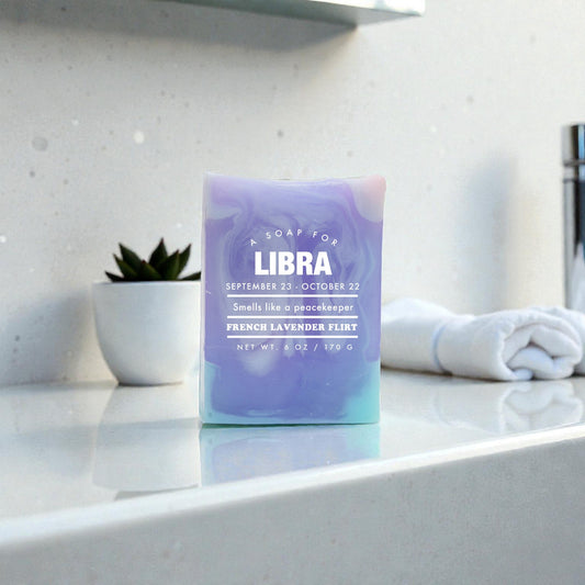 Seife für Waage (Libra) – Lavendel-Minz-Balance