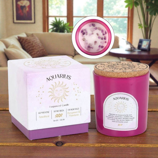 Sternzeichenkerze „Wassermann“ – Anderssein zum Anzünden