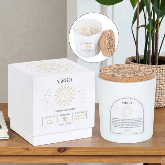 Sternzeichenkerze „Jungfrau“ – Ordnung für Kopf, Herz & Raum