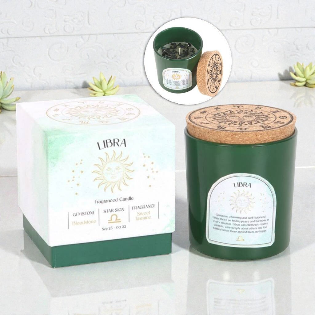 Sternzeichenkerze „Waage“ – Balance zum Anzünden