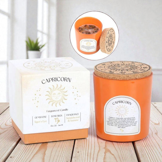 Sternzeichenkerze „Steinbock“ – Fokus, Stärke & Feierabendmodus