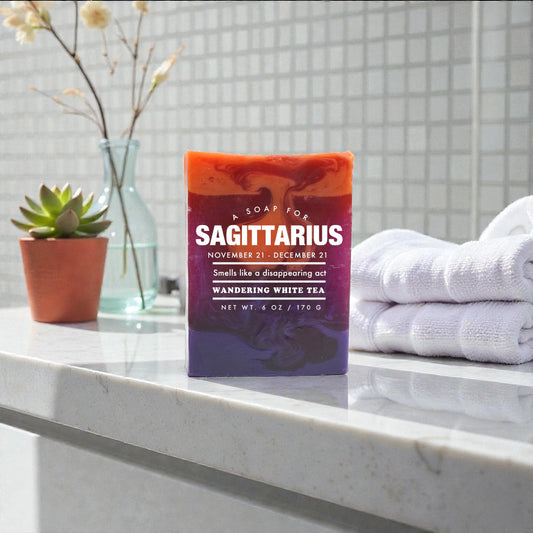 Seife für Schütze (Sagittarius) – Apfel-Jack & Weißer Tee