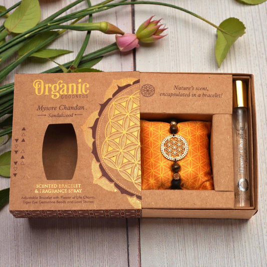 Duftarmband „Sandelholz – Blume des Lebens“