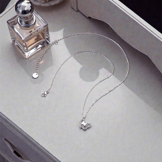 Butterfly Sparkle Kette (Silber)