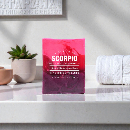 Seife für Skorpion (Scorpio) – Limettenkuchen & Veilchen